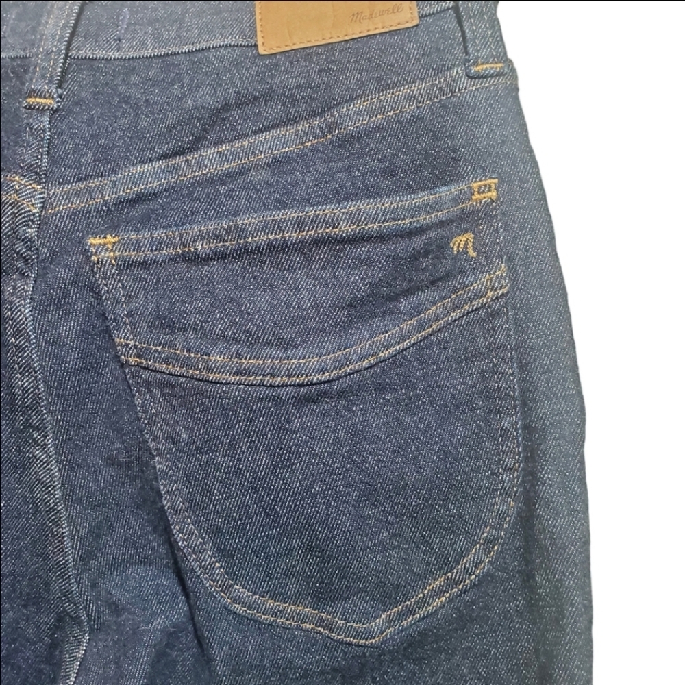 MADEWELL "The Perfect Vintage Flare" Jean Dark Wash Denim Women's Size 27 - Picture 7 of 16
